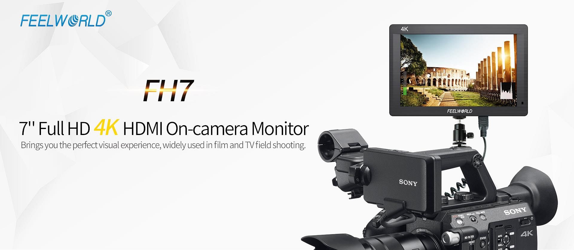 FEELWORLD FH7 7'' 4K On-camera Monitor - Feelworld Philippines